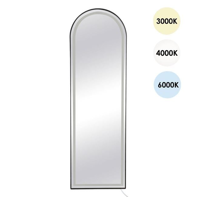 160см! LED огледало "арка" с 3 различни нюанса на светлината