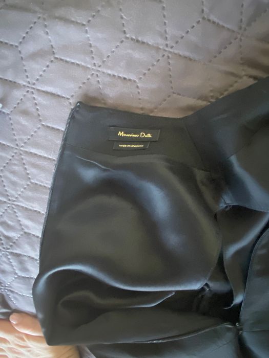 Massimo dutti черна рокля 38 размер