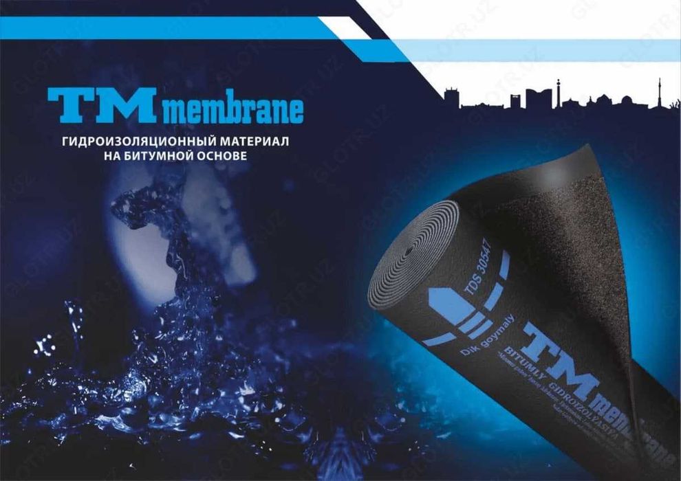 туркманистон, Berk memrana тм мембрана гидроизоляция ,  tm membrana