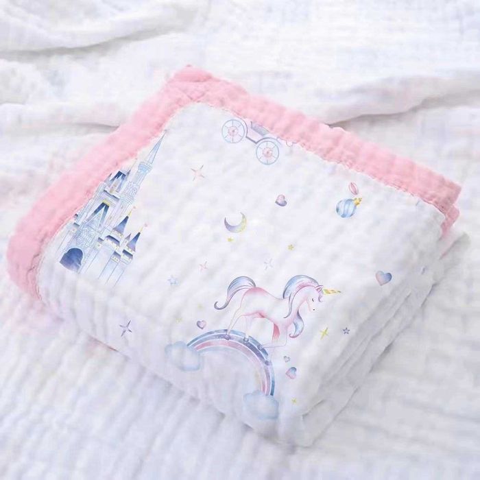 Детское муслиновое одеяло, 6слоев Bolalar paxta ko'rpachasi, 6 qavatli