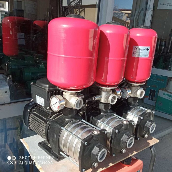 Насосная станция С частотным преобразователем.