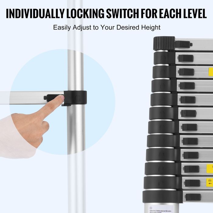 Scara Telescopica Aluminiu 5m Compacta Capacitate 170kg
