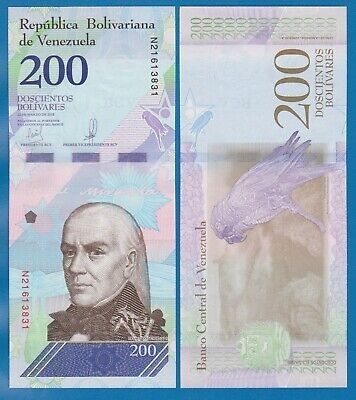 Veneseula pullari kolleksiyasi 2,5,10,20,50,100,200,500,1000 bolivar