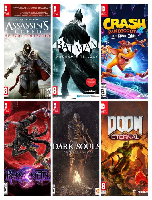 30 игр для nintendo switch + флешка