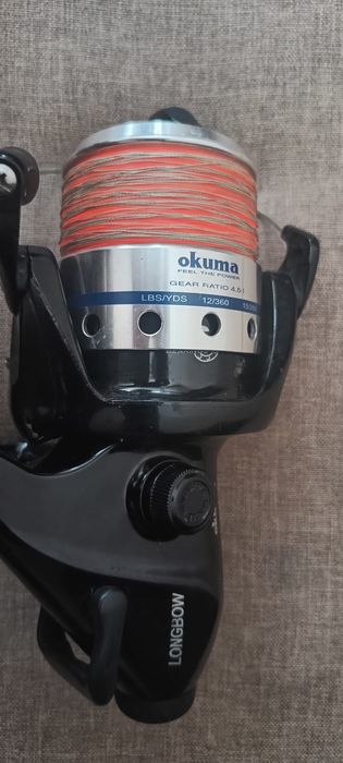 Vând 3 lansete Motion carp cu 3 mulinete Okuma longbow 65