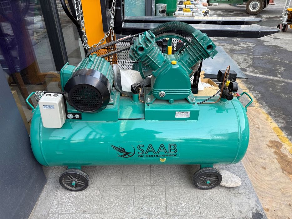 Воздушный компрессор масляный поршневой havo kompressor 10bar 200LSaab
