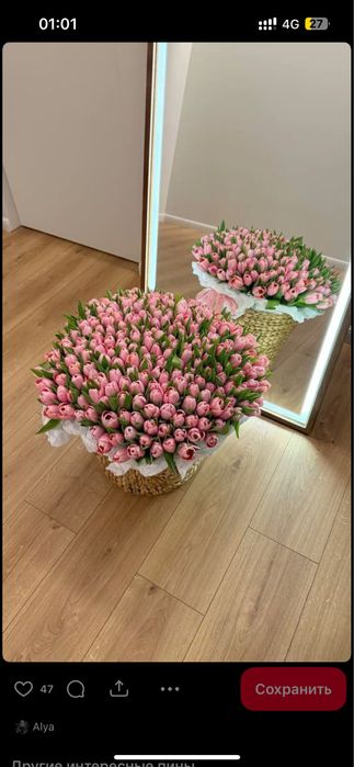 Букеты из тюльпанов по оптом цене