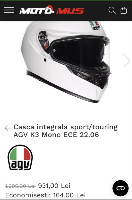 Casca moto helmet Agv k3 SV