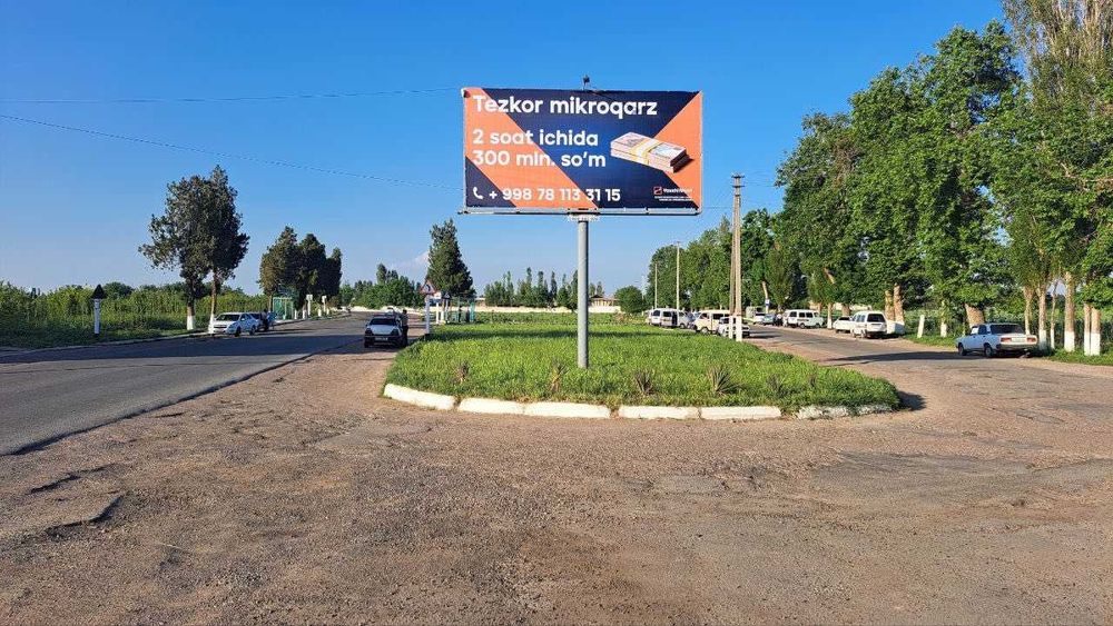 Bilbordlarda reklama — Navoiy • Реклама на билбордах