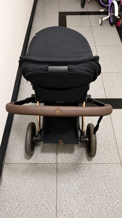 Коляска Cybex Priam Platinum (Люлька + прогулочный блок)