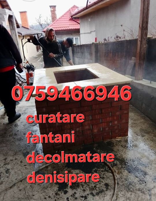 Curatare fantana decolmatare