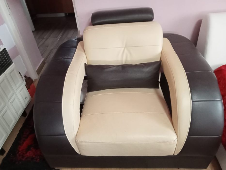 Vând Set living piele100%