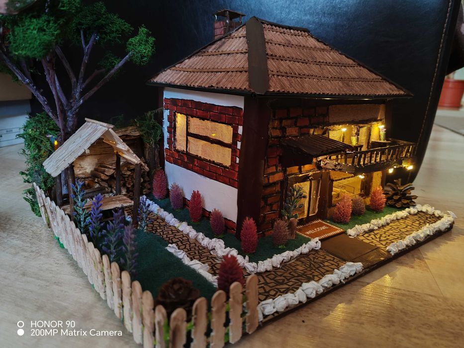 Căsuță rustica in miniatură Hand-made