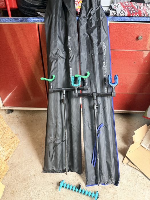Vând/schimb mulinete și lansete feeder cu echipament de crap.