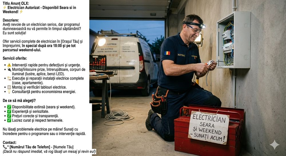 Electrician experimentat