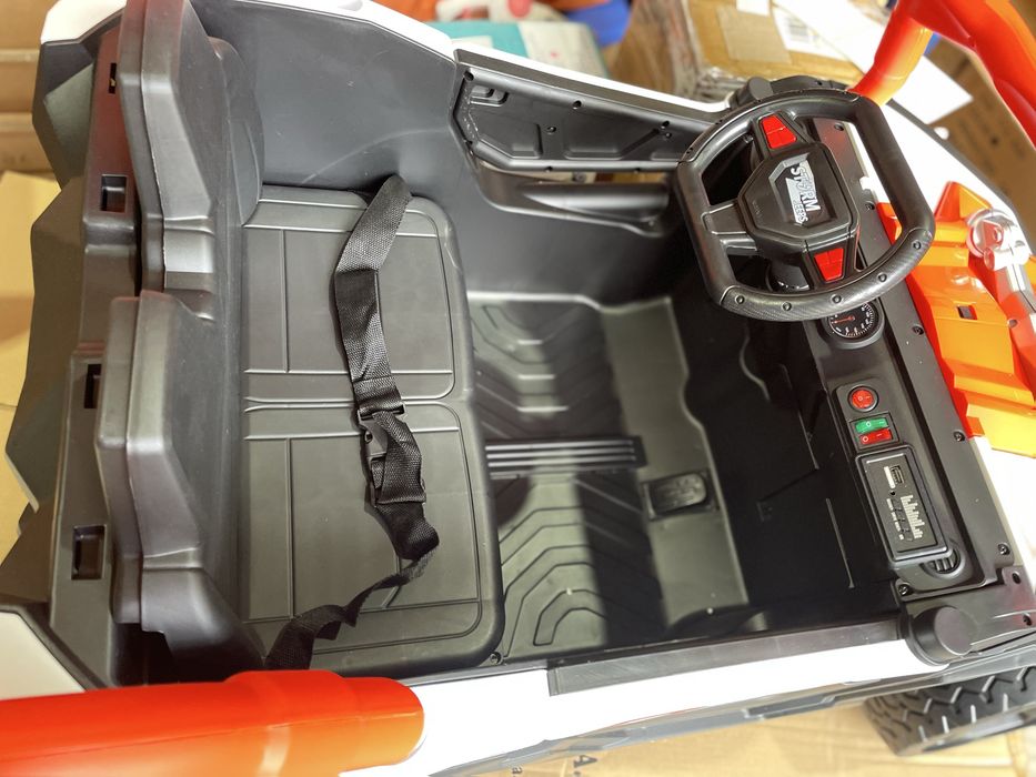 Masinuta electrica pentru 2 copii Nichiduta Off Road 4x4 roti Eva 12V cu telecomanda