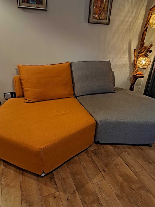 Модулен диван, трансформиращ се в спалня