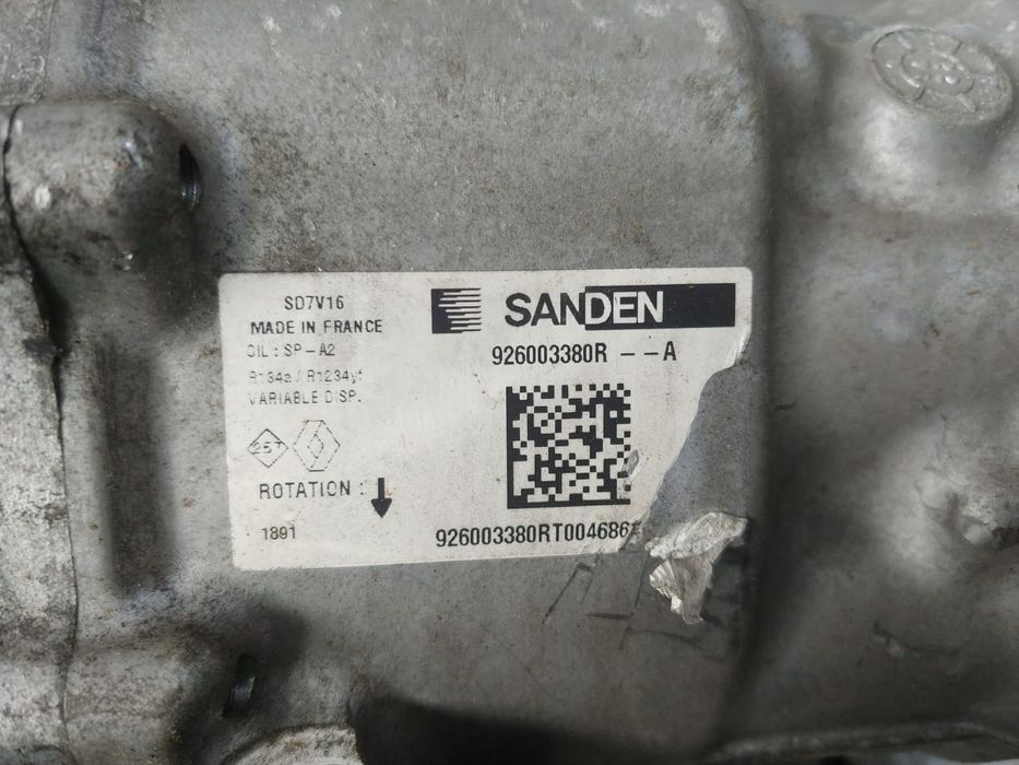 compresor clima ac 1.0 b h5dc490  dacia jogger euro 6 926003380r