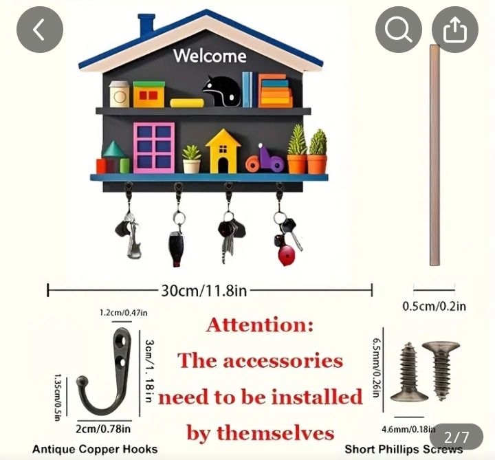 Черна къщичка, Картинен знак „Добре дошли у дома“