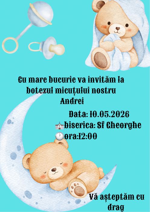 Invitații personalizate