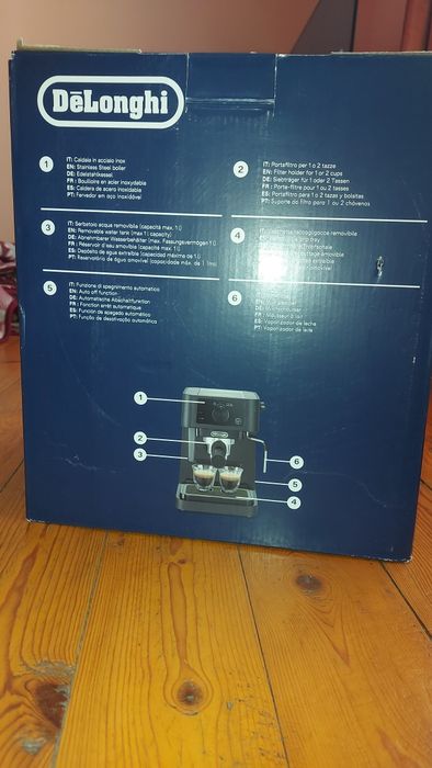 Чисто нова кафемашина DeLonghi Stilosa EC230-BK.
