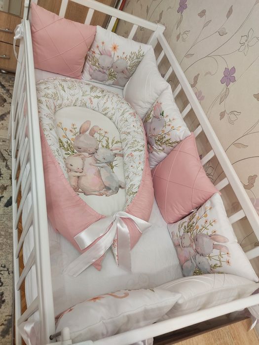 Продам одеяло и кокон для девочки