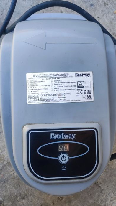 Incălzitor piscină, Bestway, 2800 W, max 40 grade, 3785 L/h