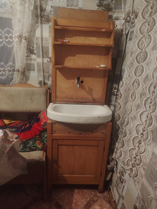 Умывальник в рабочем состоянии