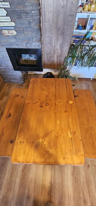 Дървена маса със столове Баварски стил