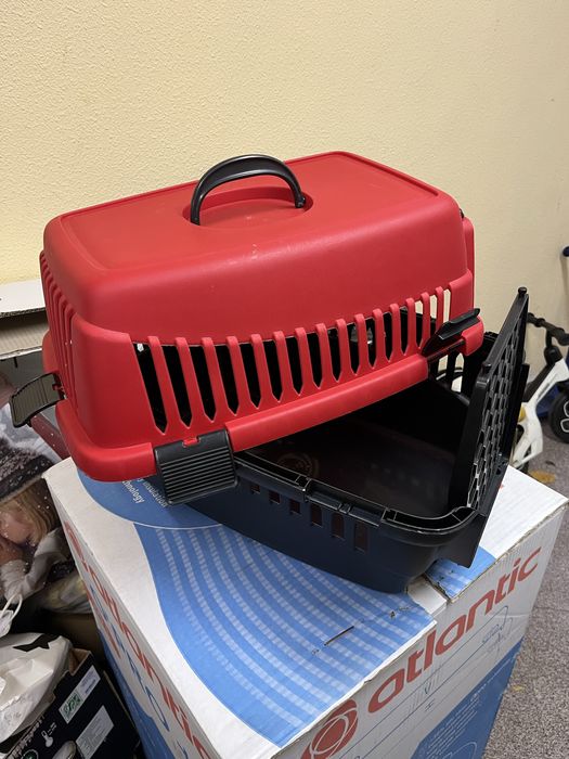 Клетка за пренос на домашни любимци куче, котка  48x28x30см