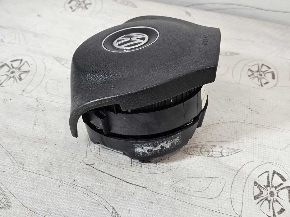Airbag volan Volkswagen Eos / Passat CC / Golf 6 / Scirocco 2008-2015 2009 2.0 TDI 103kW Cod OEM: 3C8880201H (5F3)