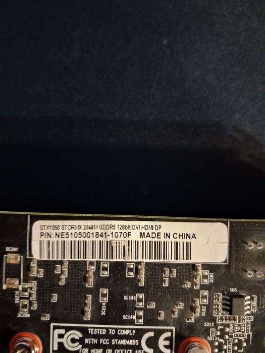 Видеокарта Palit GeForce GTX 1050 StormX 2GB.