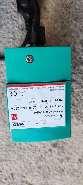 Помпа "Wilo" mod. STAR - Z 15C