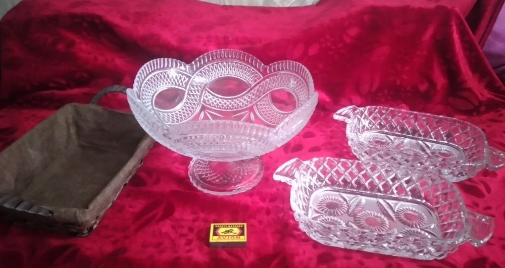 Ваза,Салатница хрусталь 1000тг