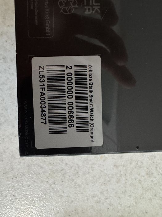 Смарт часы zeblaze btalk orange