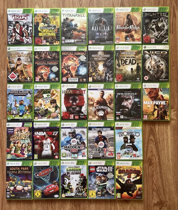 Игры на Xbox 360 лицензия