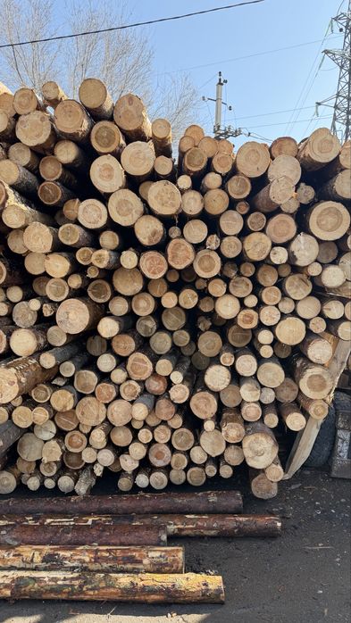 Кругляк , балки сосна бревна