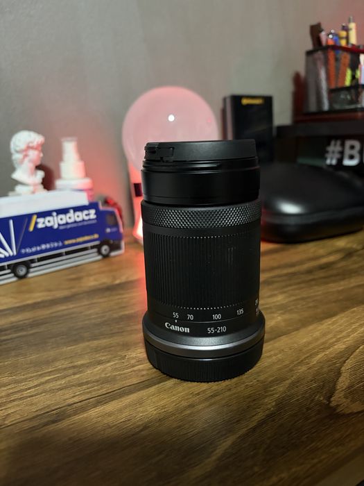 Obiectiv Canon RF 55-210mm nou + Parasolar