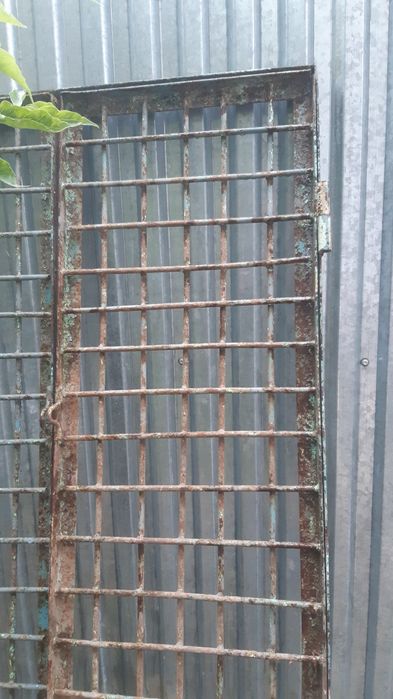 Двери железные,двустворчатая