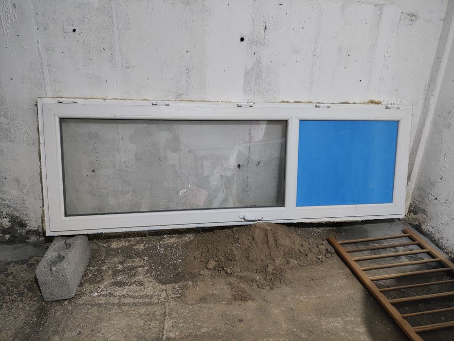 Пластиковая дверь со стеклом ПВХ Пластик есік