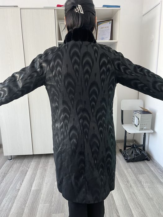 Дубленка с норковым воротником