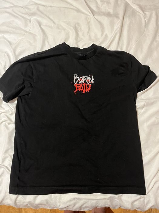 Тениска born paid oversize