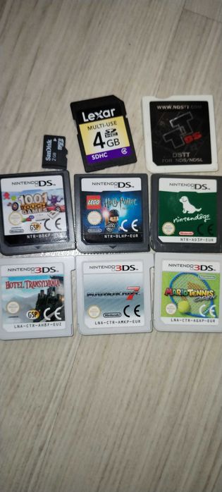 Nintendo 2ds +6 игри, SD карта пемет