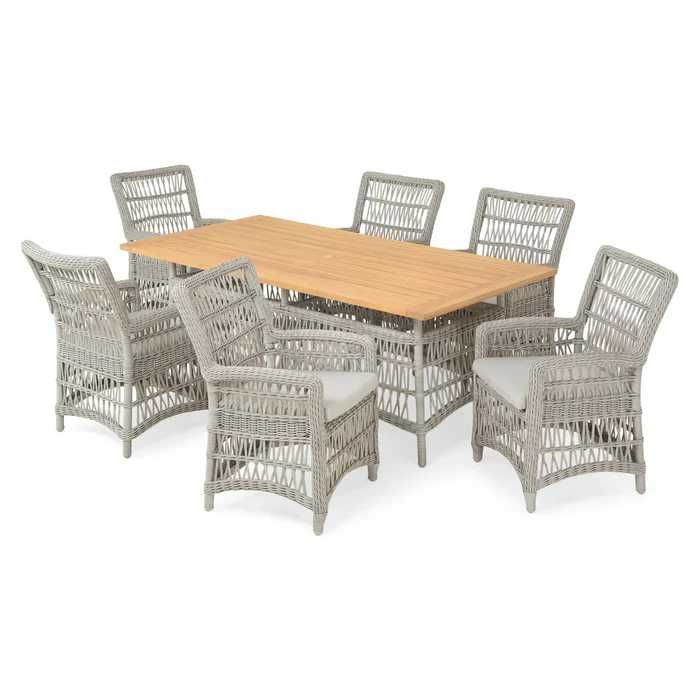 Set mobilier gradina/terasa 6 fotolii/scaune si masa HENDERSON