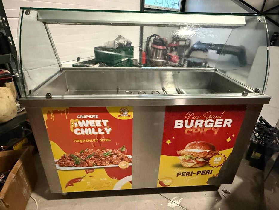 Vitrina calda profesionala Forcar , foarte putin folosita