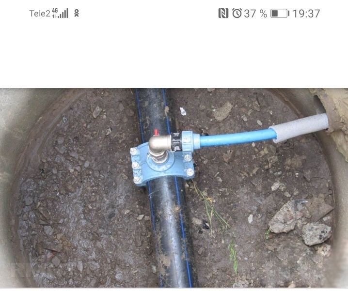 Проведём водопровод и канализацию.