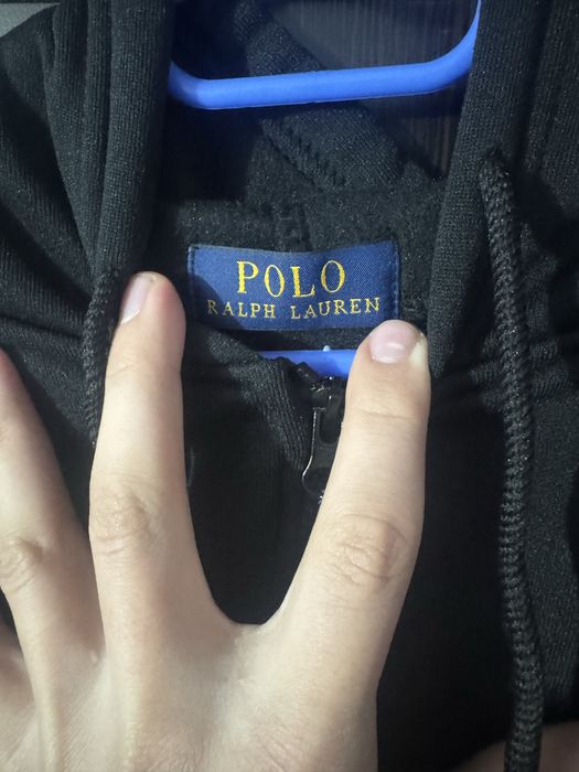 Hanorace polo ralph lauren negru/gri