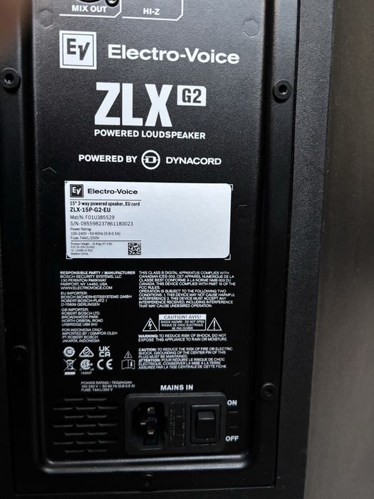 Boxa activa Electro-Voice ZLX 15P G2