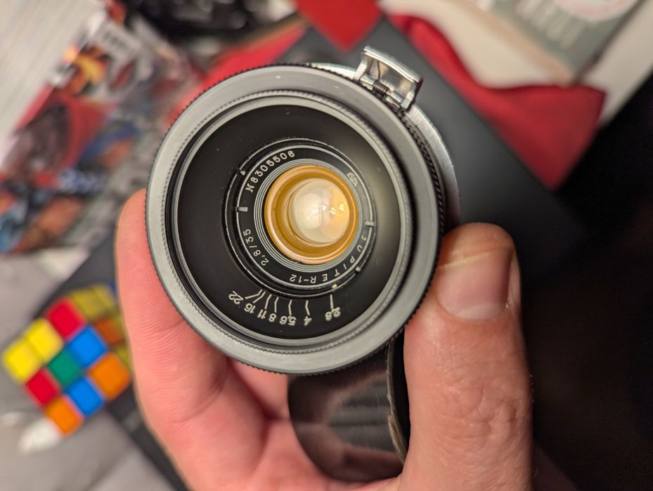 Jupiter 12 35mm f2.8 montura Kiev, Contax RF