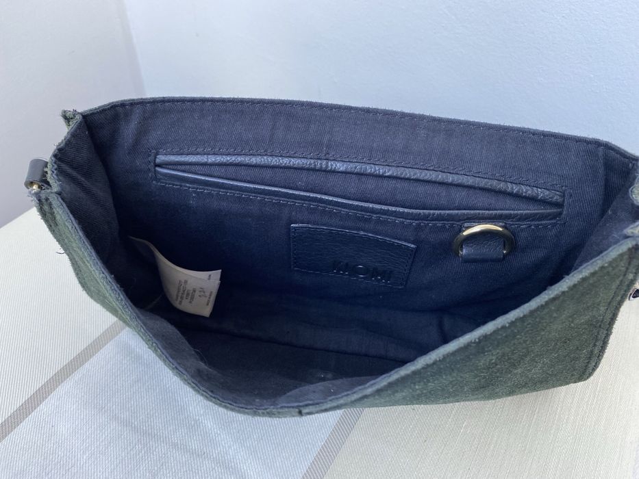 Дамска чанта Kiomi от естествен велур